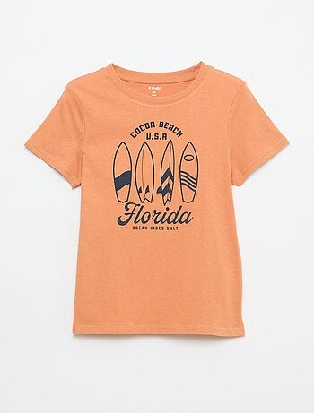 T-shirt imprimé à message