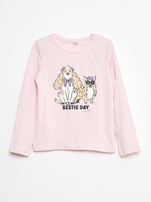 T-shirt imprimé à message - Kiabi