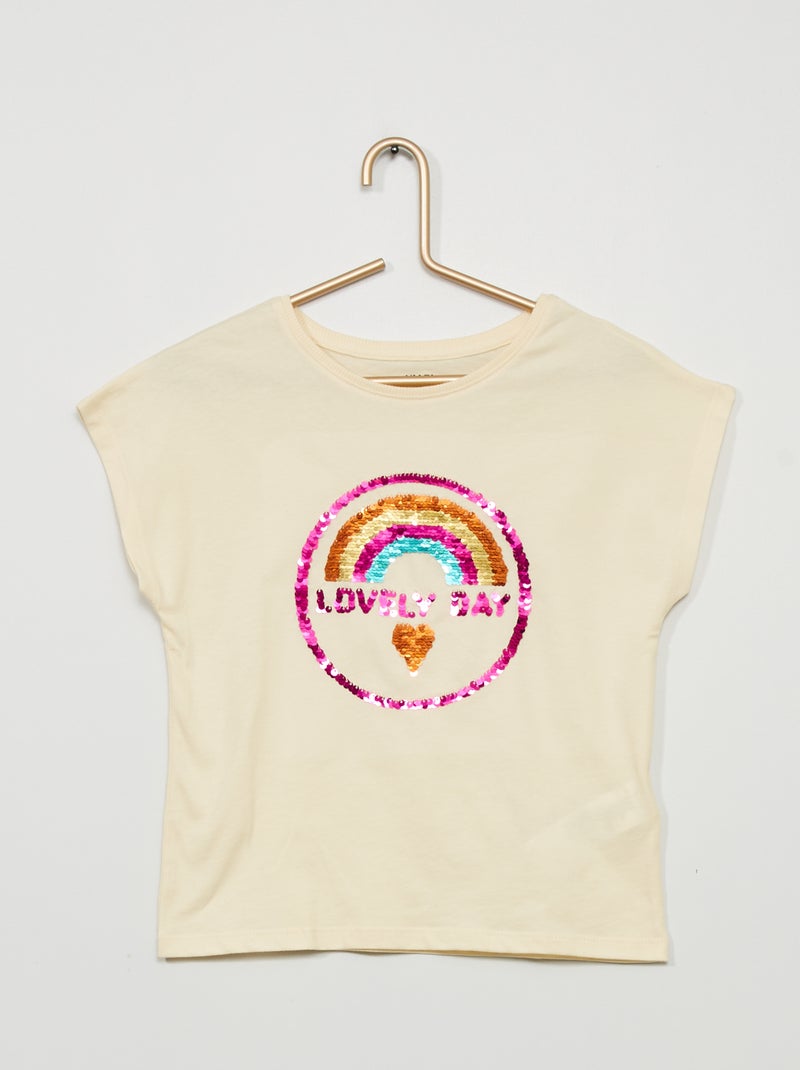 Acheter Bleu Moyen - T-shirt à Sequins Réversibles (3-16ans) From