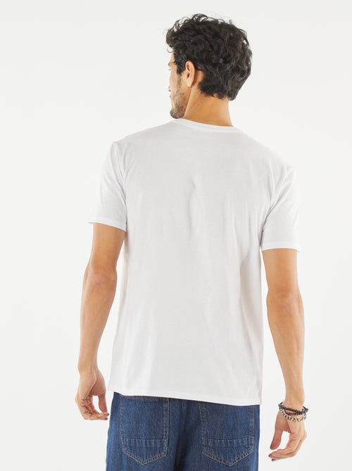 T-shirt imprimé 'AC/DC' manches courtes - Kiabi