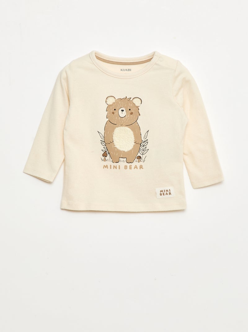 T-shirt imprimé animé Blanc - Kiabi