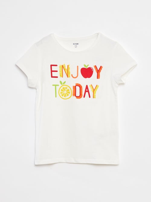 T-shirt imprimé animé manches courtes - Kiabi