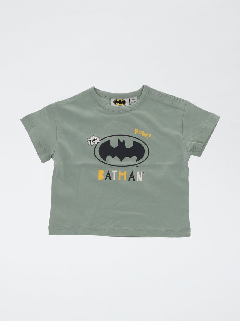 T-shirt imprimé 'Batman' Vert - Kiabi