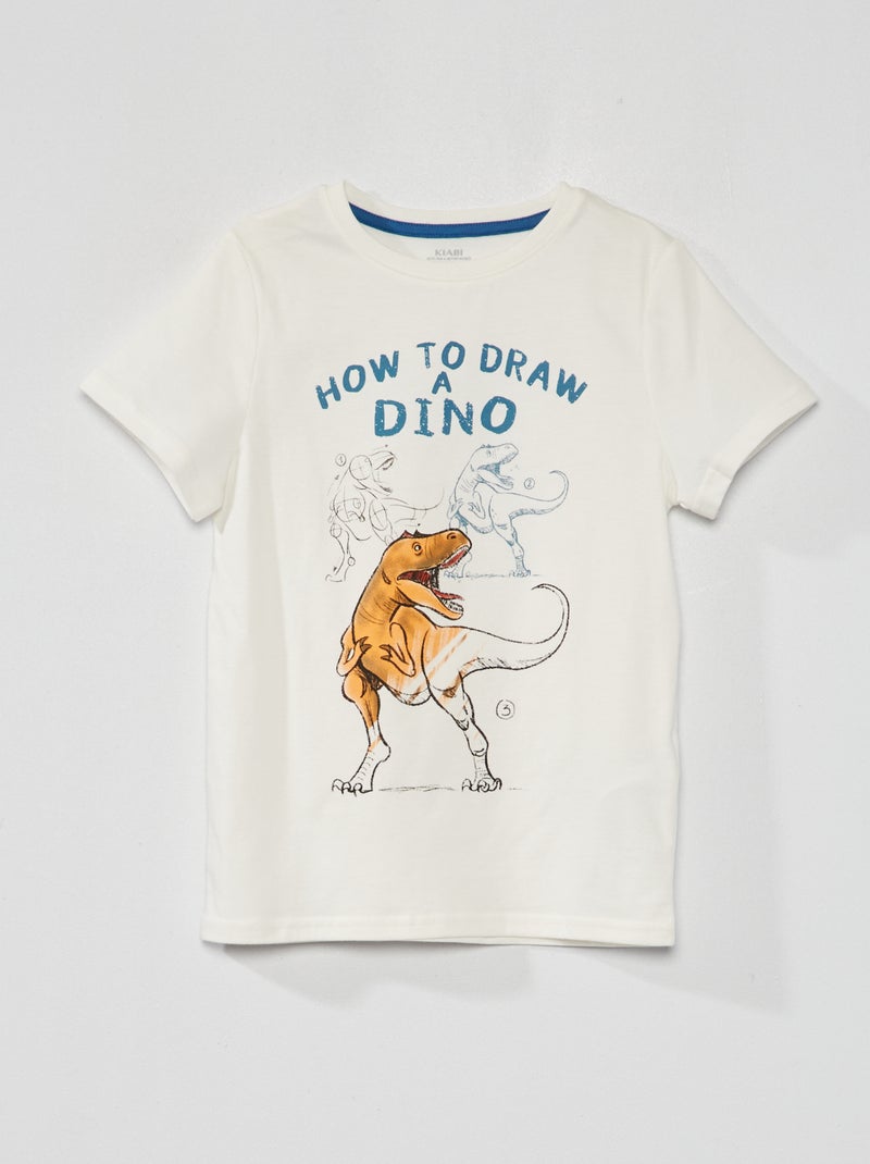 T-shirt imprimé Blanc - Kiabi