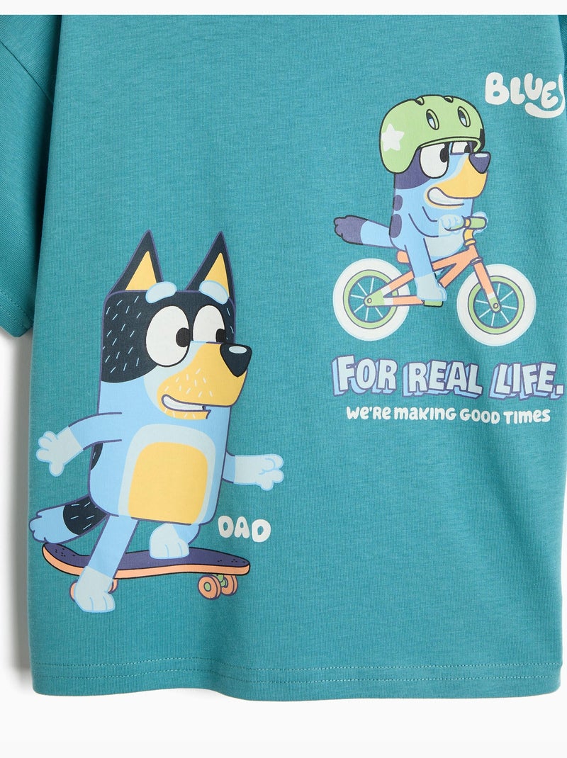 T-shirt imprimé Bluey, MO Fashion Bleu - Kiabi