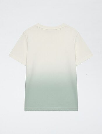 T-shirt imprimé 'Bluey' style dégradé en coton