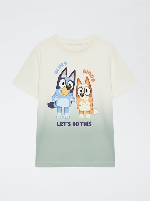 T-shirt imprimé 'Bluey' style dégradé en coton - Kiabi
