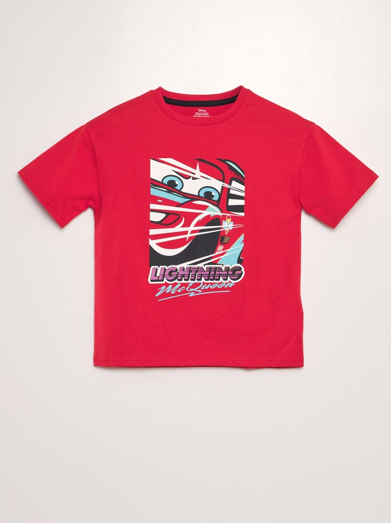 T-shirt imprimé 'Disney' Rouge 'Cars' - Kiabi