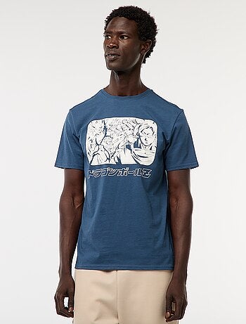 T-shirt imprimé 'Dragon Ball' à manches courtes