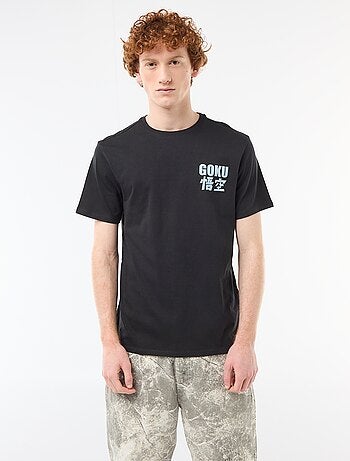 T-shirt imprimé 'dragon ball' en coton