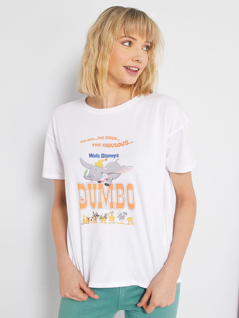 T-shirt imprimé 'Dumbo' blanc 'Dumbo' - Kiabi
