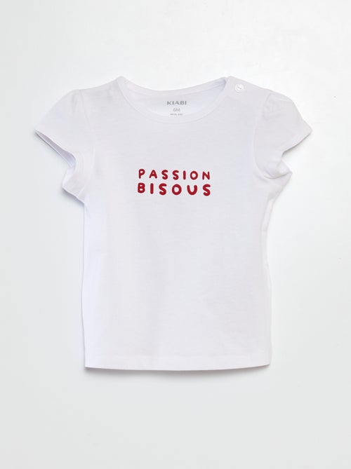 T-shirt imprimé en coton - Kiabi