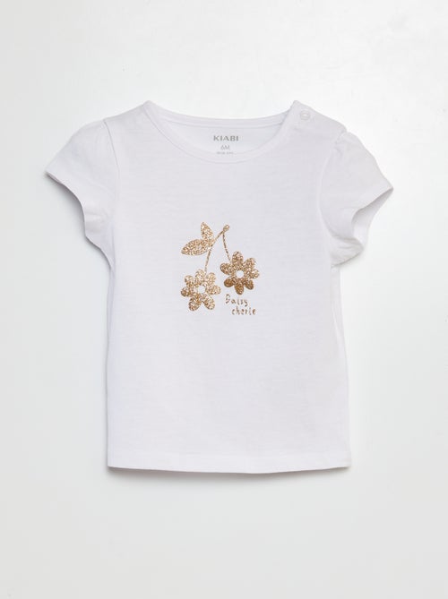 T-shirt imprimé en coton - Kiabi