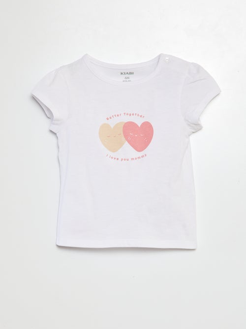 T-shirt imprimé en coton - Kiabi