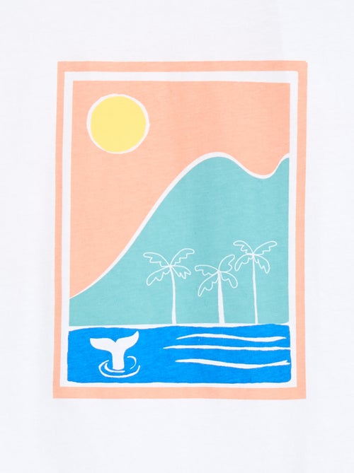 T-shirt imprimé en coton - Kiabi