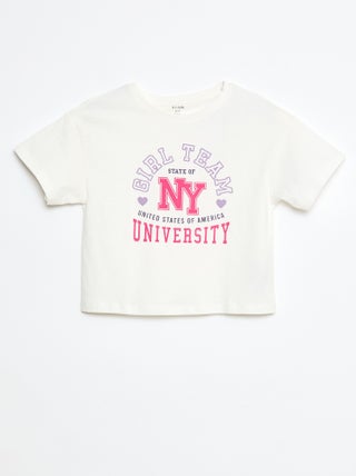 T-shirt imprimé en coton