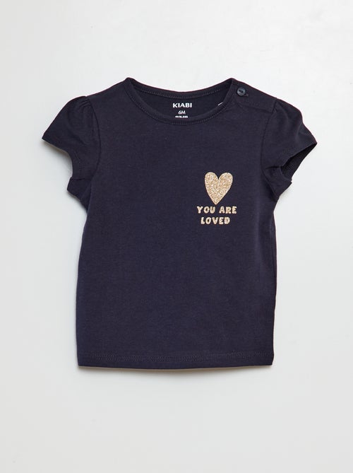 T-shirt imprimé en coton - Kiabi