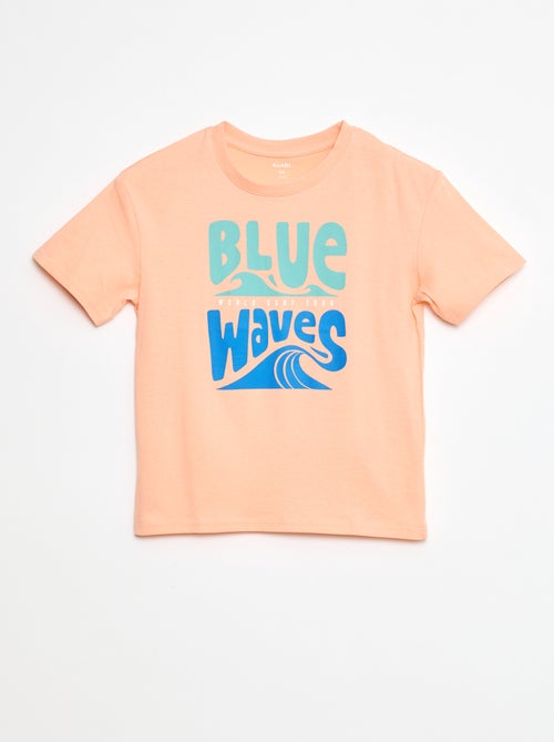 T-shirt imprimé en coton - Kiabi