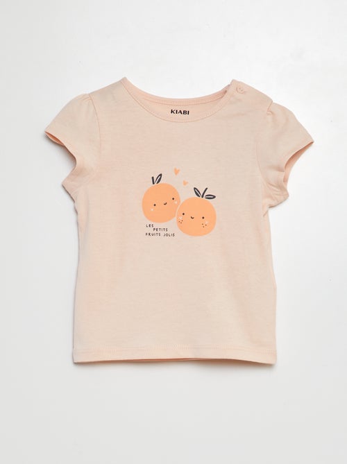 T-shirt imprimé en coton - Kiabi