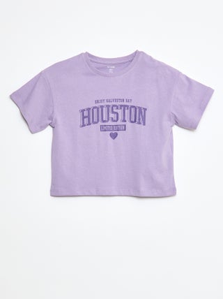 T-shirt imprimé en coton