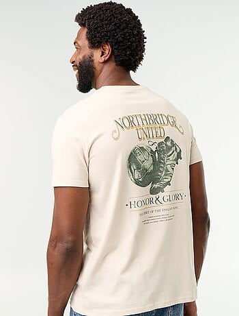 T-shirt imprimé fantaisie à manches courtes