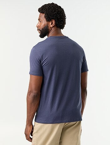 T-shirt imprimé fantaisie à manches courtes