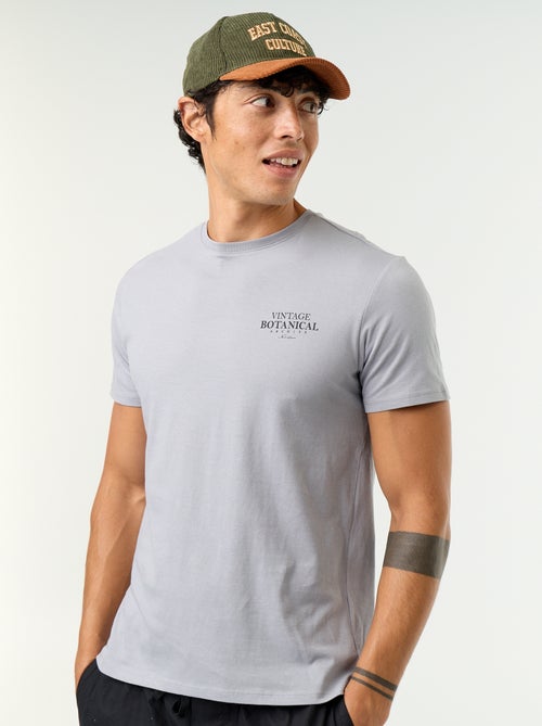 T-shirt imprimé fantaisie à manches courtes - Kiabi T-shirt imprimé fantaisie à manches courtes - Kiabi