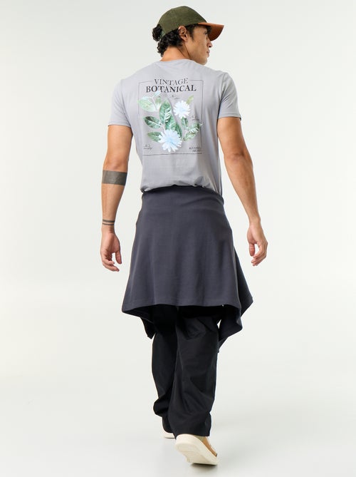 T-shirt imprimé fantaisie à manches courtes - Kiabi T-shirt imprimé fantaisie à manches courtes - Kiabi