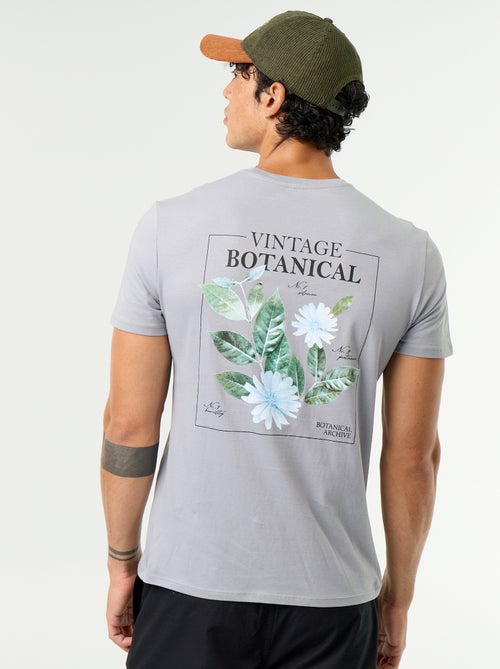 T-shirt imprimé fantaisie à manches courtes - Kiabi T-shirt imprimé fantaisie à manches courtes - Kiabi