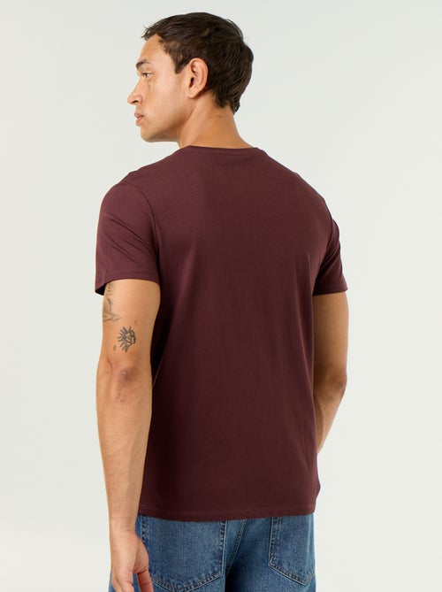 T-shirt imprimé fantaisie à manches courtes - Kiabi T-shirt imprimé fantaisie à manches courtes - Kiabi