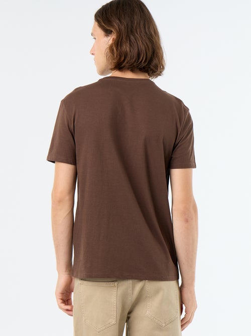T-shirt imprimé fantaisie à manches courtes - Kiabi