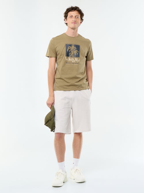 T-shirt imprimé fantaisie à manches courtes - Kiabi T-shirt imprimé fantaisie à manches courtes - Kiabi