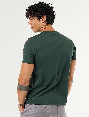 T-shirt imprimé fantaisie à manches courtes