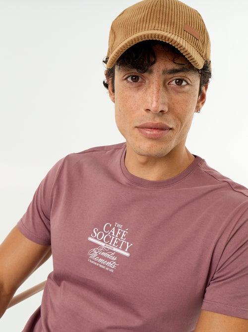 T-shirt imprimé fantaisie à manches courtes - Kiabi T-shirt imprimé fantaisie à manches courtes - Kiabi