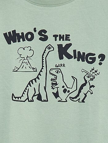 T-shirt imprimé fantaisie à manches longues