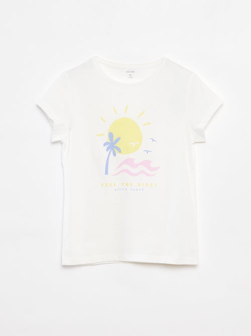 T-shirt imprimé fantaisie - Kiabi