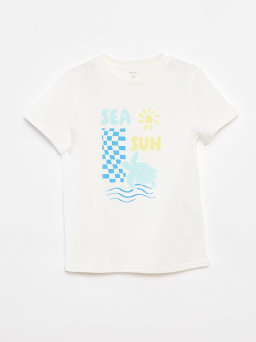 T-shirt imprimé fantaisie - Kiabi
