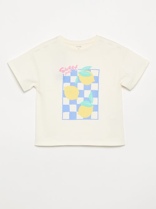 T-shirt imprimé fantaisie - Kiabi