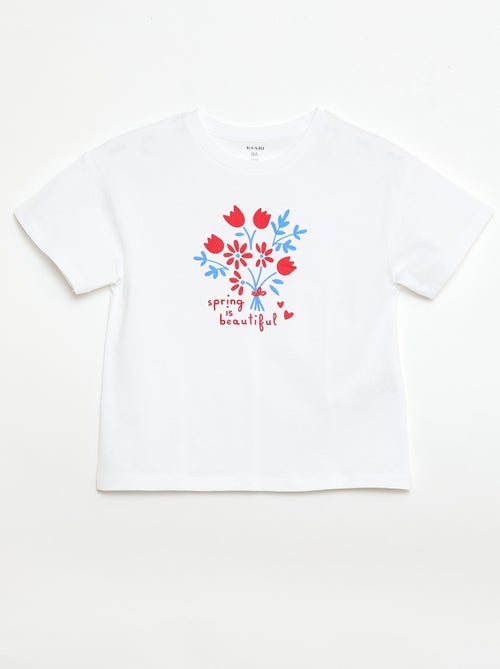 T-shirt imprimé fantaisie - Kiabi