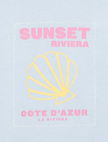 T-shirt imprimé fantaisie