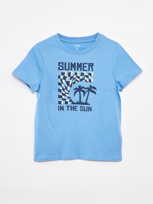 T-shirt imprimé fantaisie - Kiabi