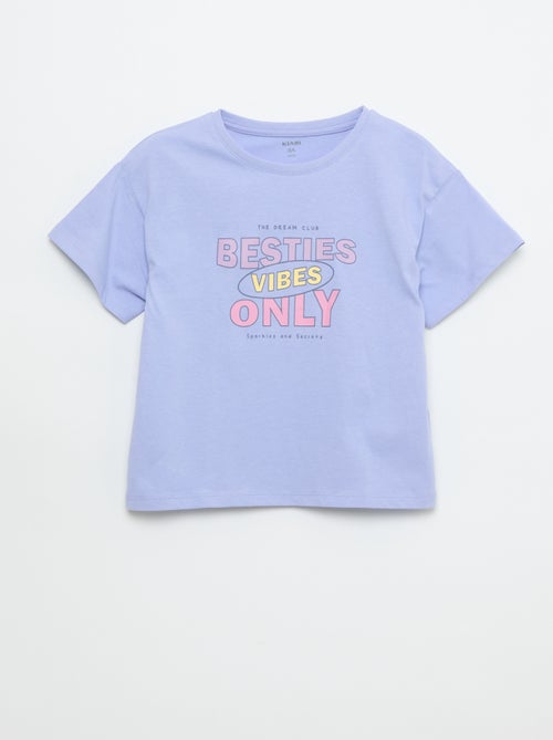 T-shirt imprimé fantaisie - Kiabi