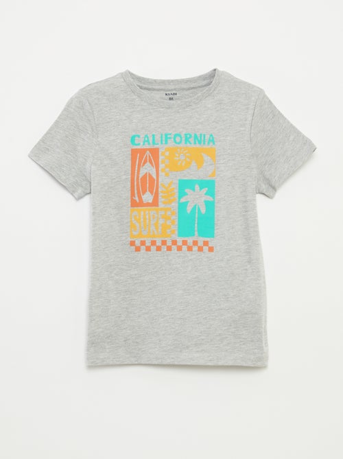 T-shirt imprimé fantaisie - Kiabi