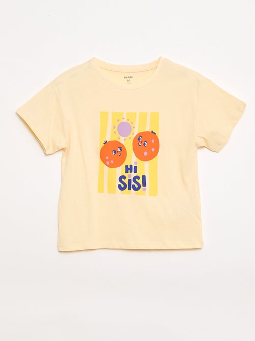 T-shirt imprimé fantaisie - Kiabi
