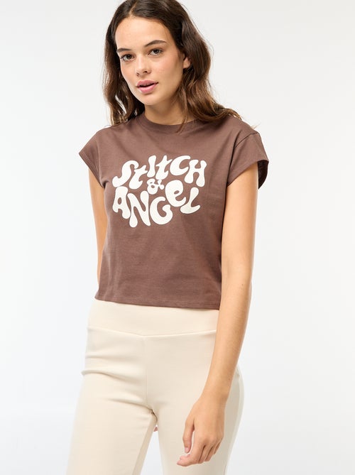T-shirt imprimé fantaisie - Kiabi