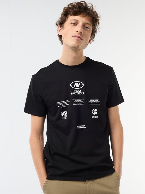 T-shirt imprimé fantaisie - Kiabi