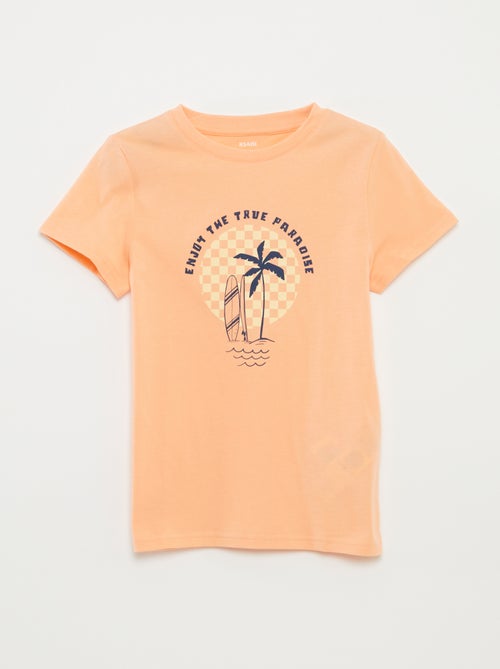 T-shirt imprimé fantaisie - Kiabi