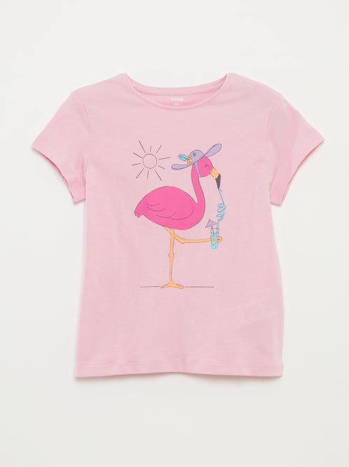 T-shirt imprimé fantaisie - Kiabi