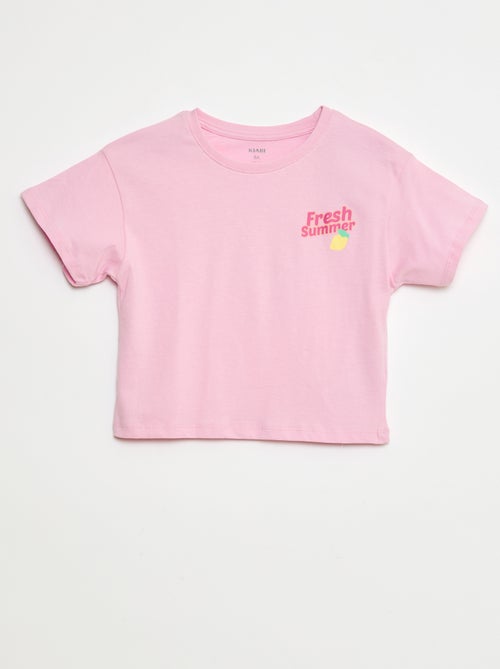 T-shirt imprimé fantaisie - Kiabi