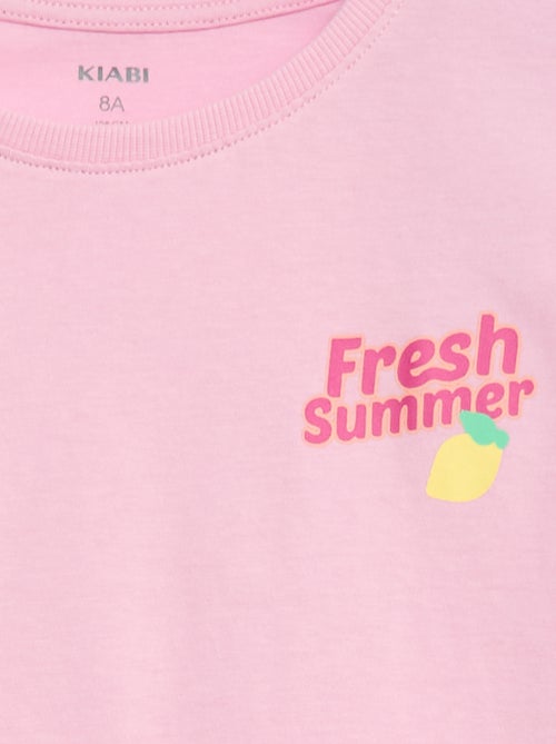 T-shirt imprimé fantaisie - Kiabi